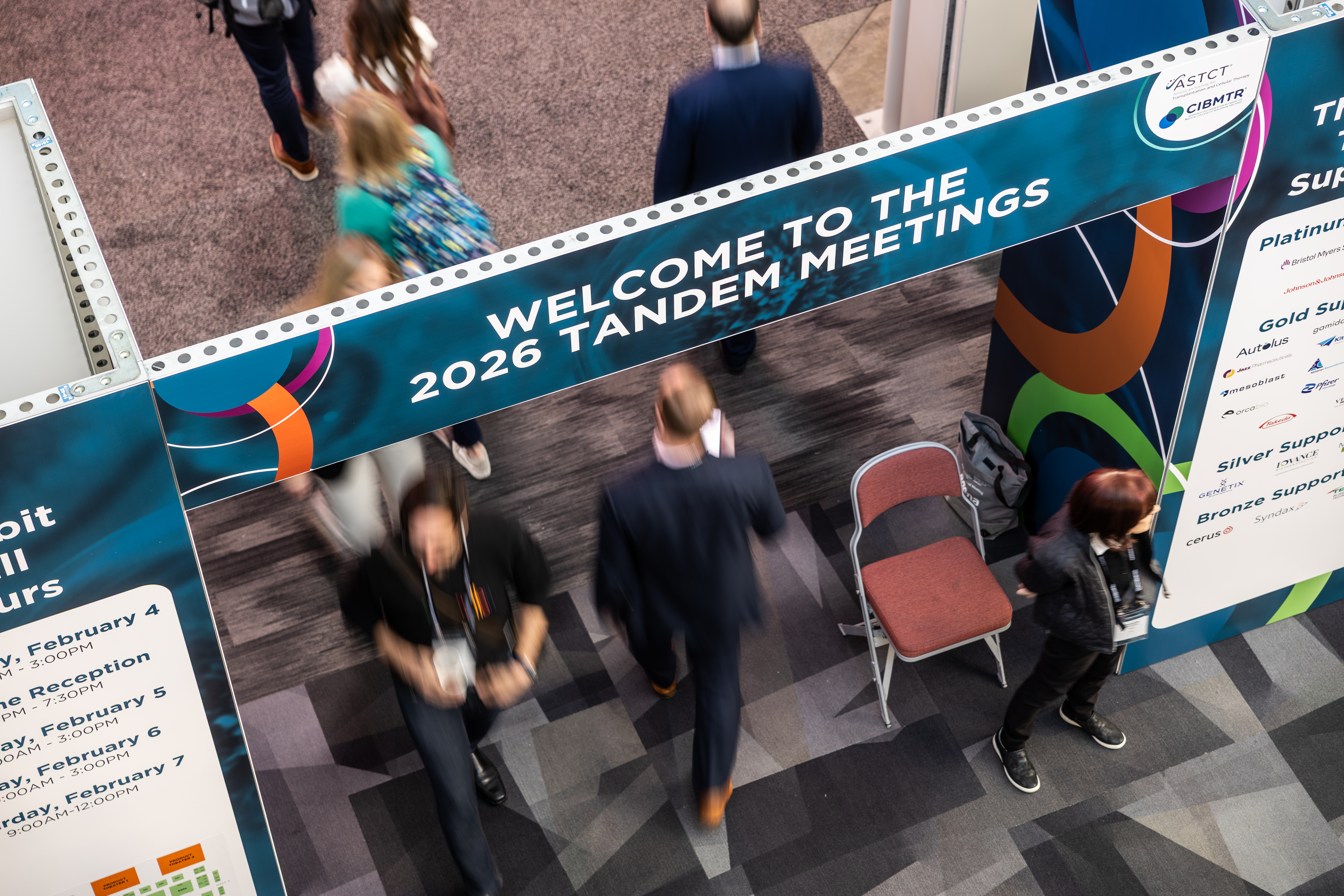 2026 meeting attendees enter the exhibit hall.