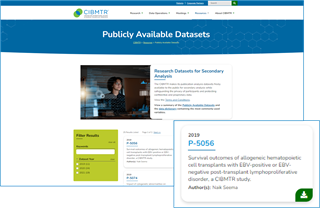 Public Datasets Webpage Screenshot