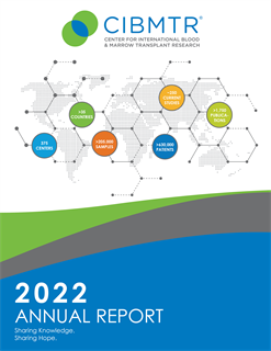 2022 CIBMTR Annual Report Cover